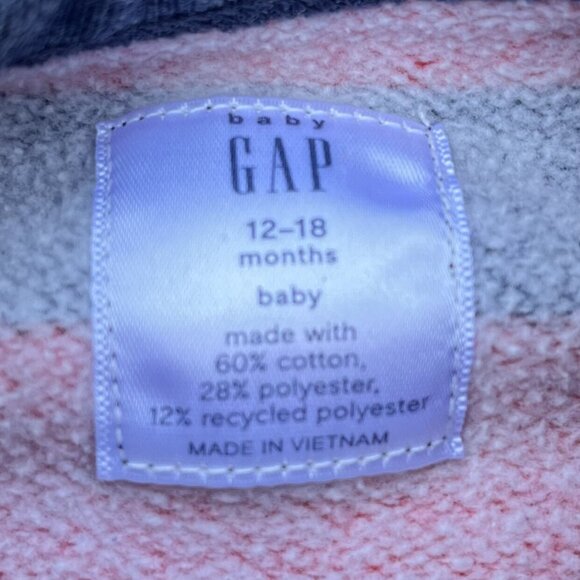 Gap Striped Pocket Romper 12-18 Months - Picture 6 of 6